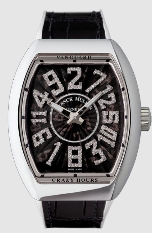 Buy Franck Muller Vanguard Crazy Hours Replica Watch for sale Cheap Price V45CHNBRCDJ20TH ACNR Black